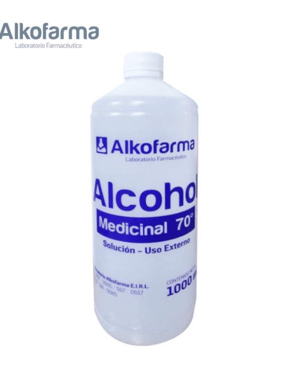 ALCOHOL LÍQUIDO 70° ALKOFARMA (1 LITRO)