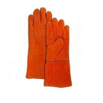 GUANTES DE SOLDADOR NARANJO STEELPRO