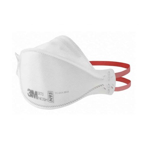 respirador contra particulas n95 1870 para uso hospitalario (pack x 20und)