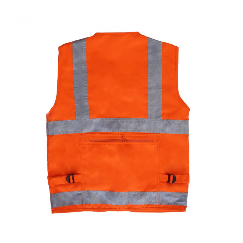 Chaleco de Seguridad Drill Tecnología Fortec 100% Poliester con Cinta 3M 2" - Imagen 2