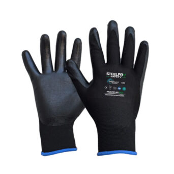 Guante Sanitizado de Poliéster con Recubrimiento PU STEELPRO