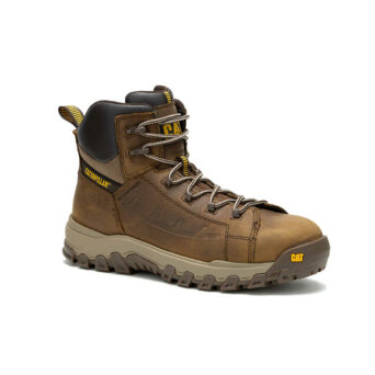 Bota Industrial de Cuero Antideslizante Threshold Rebound CAT
