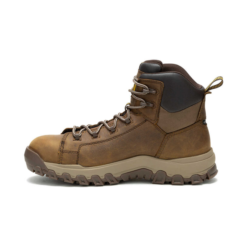 Bota Industrial de Cuero Antideslizante Threshold Rebound CAT - Imagen 2