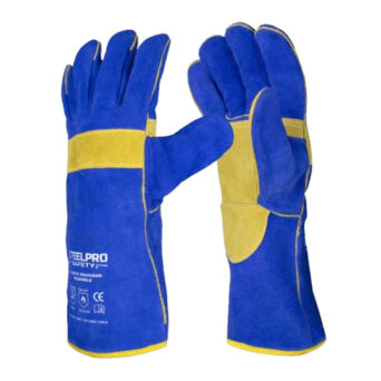 Guante para Soldador Azul STEELPRO